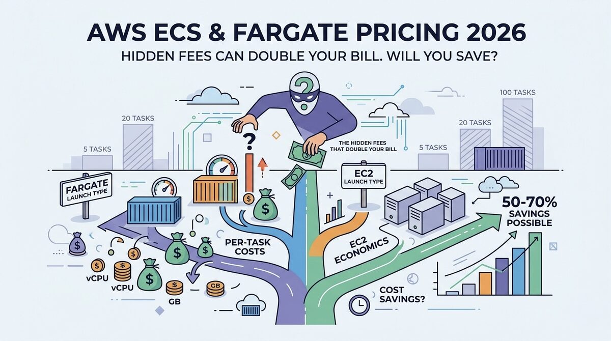 AWS ECS and Fargate Pricing in 2026: Per-Task Costs, EC2 Launch Type Economics, and the Hidden Fees That Double Your Bill