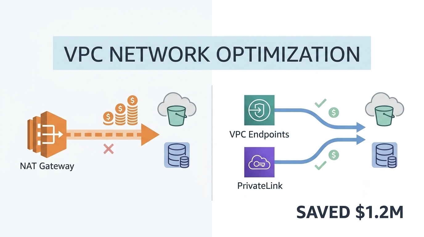 AWS Network Cost Decisions 2026: NAT Gateway vs VPC Endpoints vs PrivateLink (We Saved $1.2M)