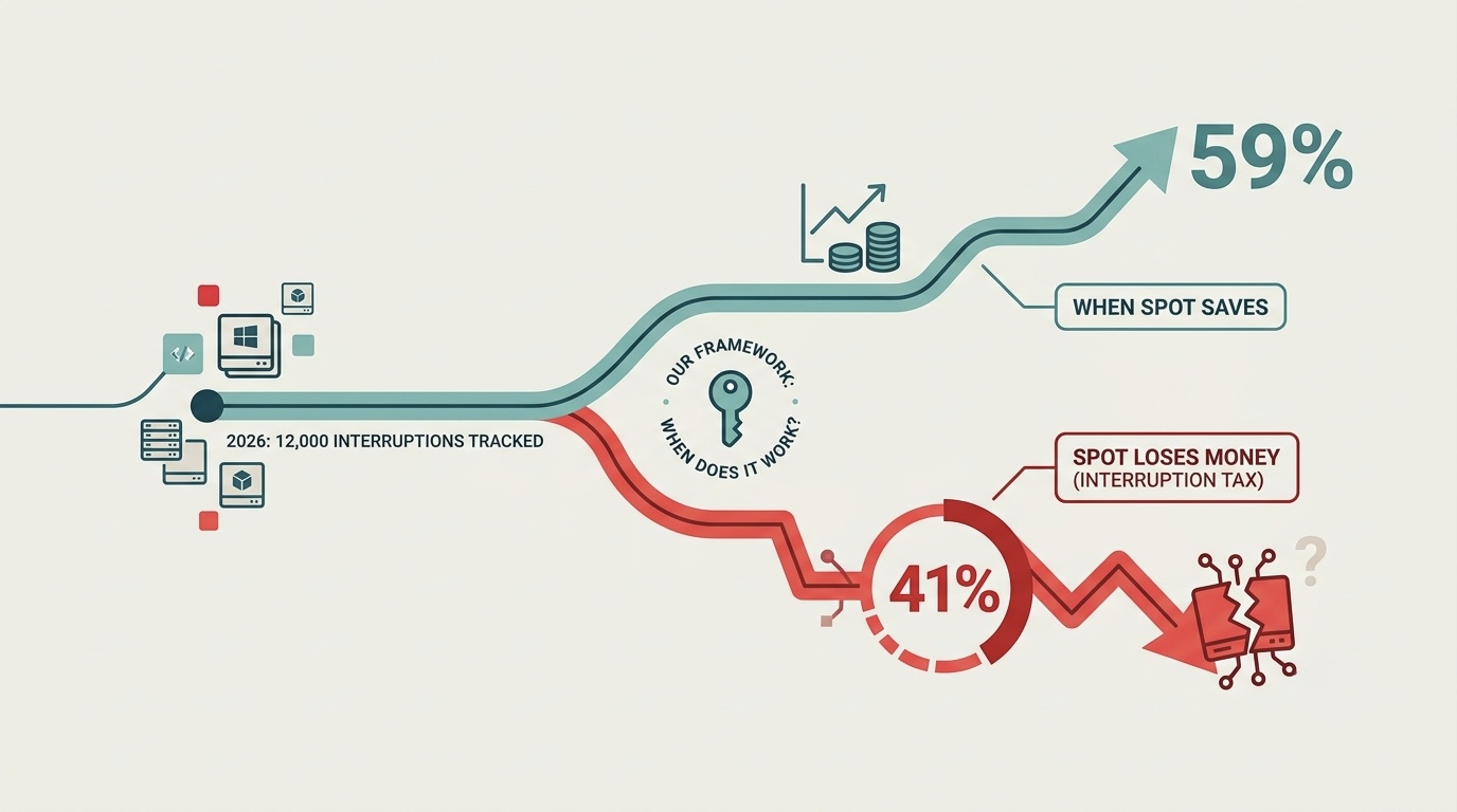 Spot Instances in 2026: We Tracked 12,000 Interruptions to Find Where Spot Actually Wins