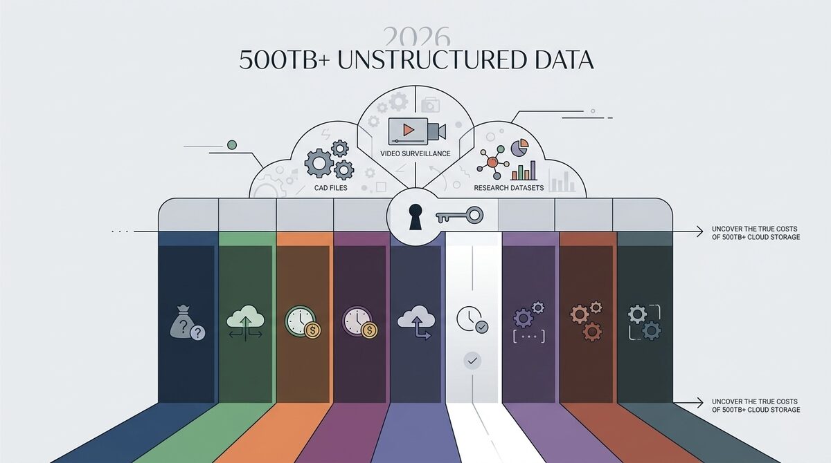 Cloud Storage for 500TB+ Unstructured Data in 2026: TCO Comparison Across 7 Providers