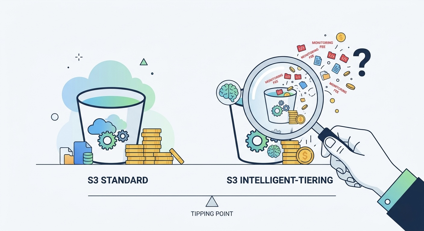 S3 Intelligent-Tiering vs Standard: When Auto-Tiering Costs More Than It Saves
