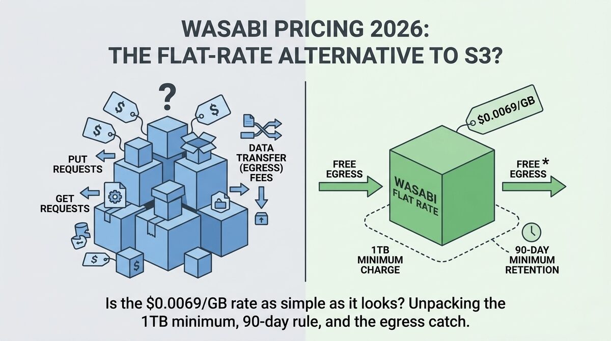 Wasabi's $7/TB Trap: 1TB Minimum + 90-Day Lock-In Makes Small Workloads 10x Pricier